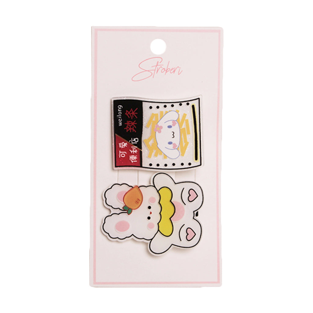 Stroberi Mix Cartoon Acrylic Hair Clip