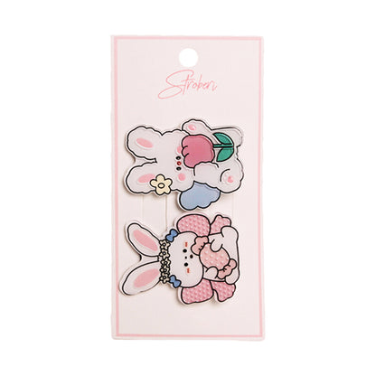Stroberi Mix Cartoon Acrylic Hair Clip