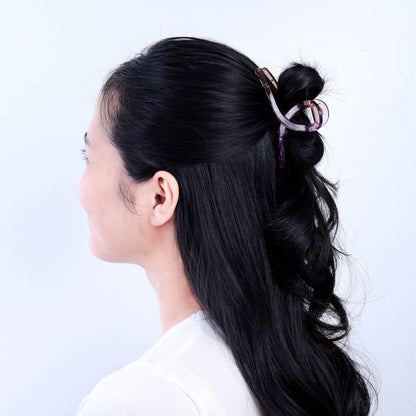 Stroberi Rainbow Transparent Hair Clip