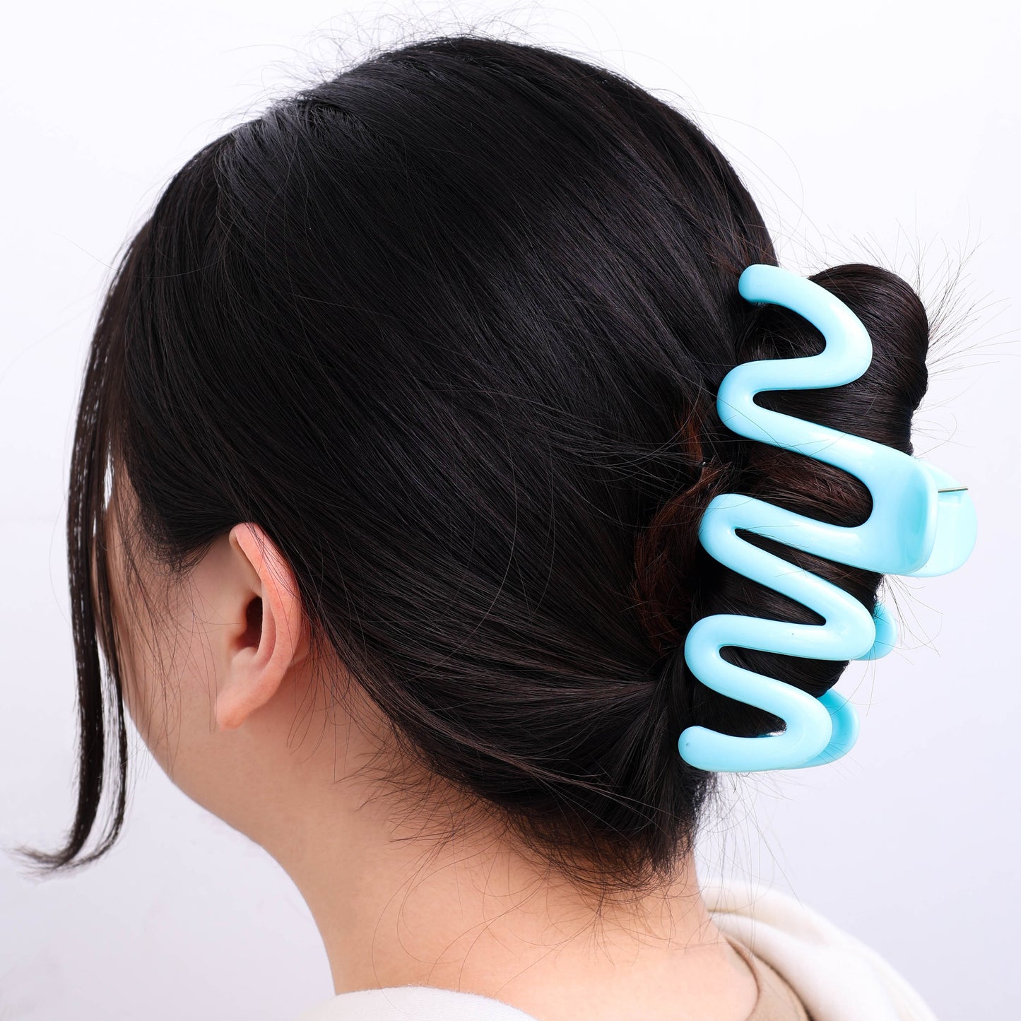Stroberi Wave Glossy Color Hair Clip