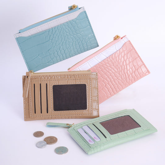 Stroberi Zipper Wallet Card