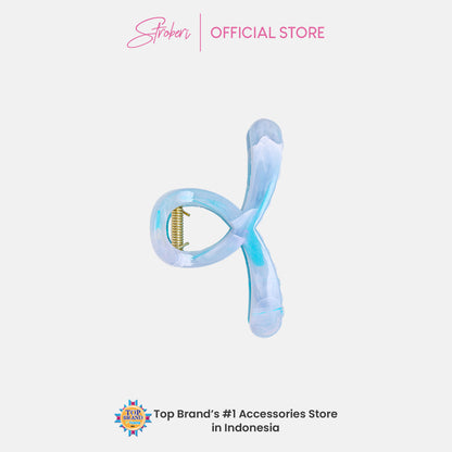 Stroberi Marble Shape Hair Clip