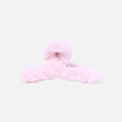 Stroberi Fur Teardrop New Hole Hair Clip