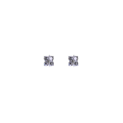 Stroberi Rhinestone Stud Earring- 2