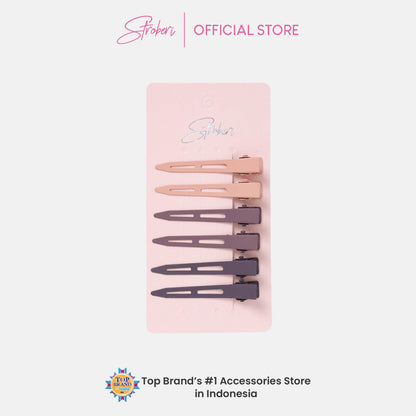 Stroberi Taper Color Hair Clip Set