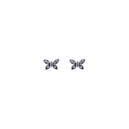 Stroberi Rhinestone Stud Earring- 1