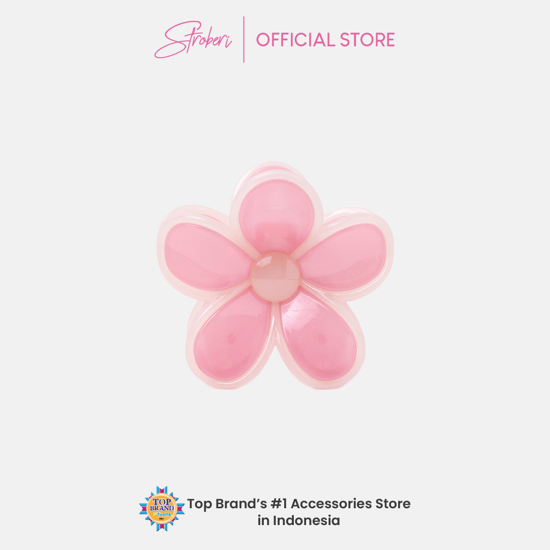 Stroberi Flower Color Hair Clip