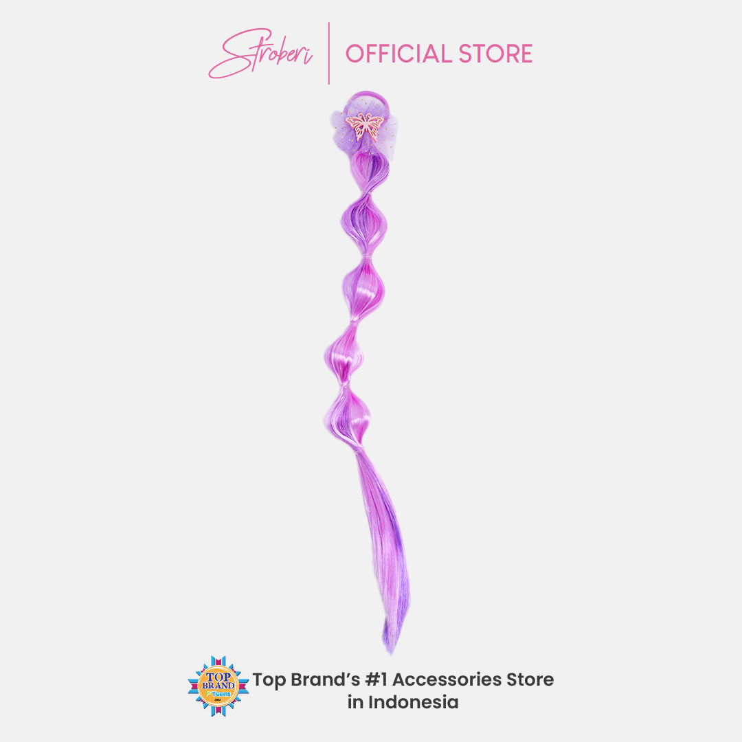 Stroberi Gradation Braid Hair Tie