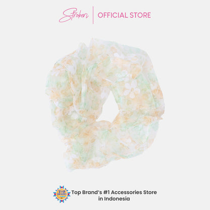 Stroberi Scrunchie Motif -2 Hair Tie
