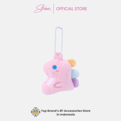 Stroberi Fur Character Keychain