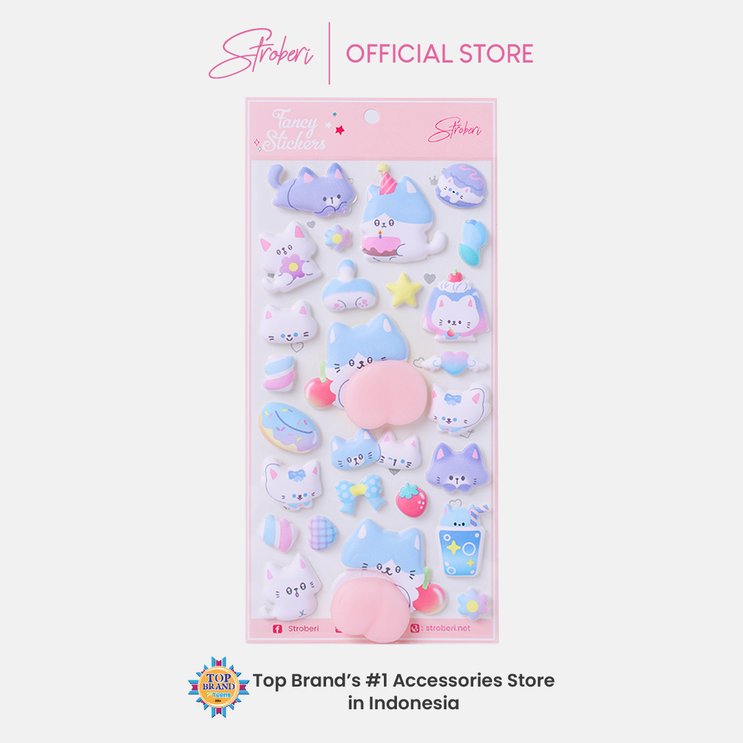 Stroberi Character Sticker -3