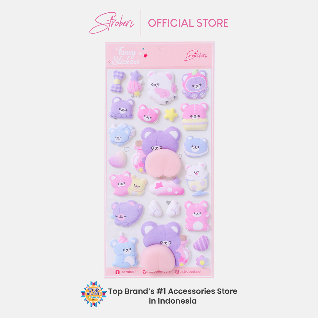 Stroberi Character Sticker -3