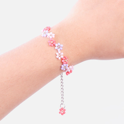 Stroberi Colorful Flower Bracelet Beads