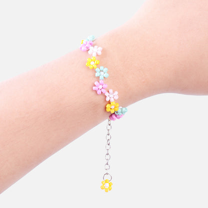 Stroberi Colorful Flower Bracelet Beads