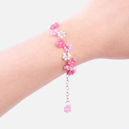 Stroberi Colorful Flower Bracelet Beads