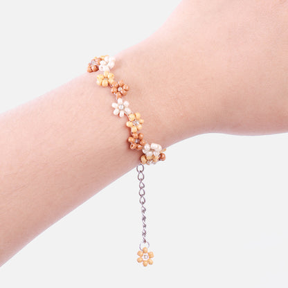 Stroberi Colorful Flower Bracelet Beads