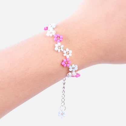 Stroberi Colorful Flower Bracelet Beads