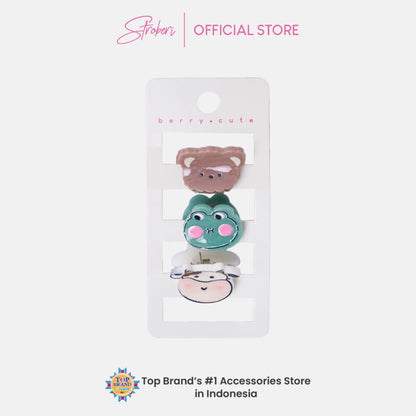 Stroberi Cuteness Overload Hair Clip Set