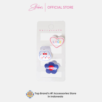 Stroberi Cuteness Overload Hair Clip Set