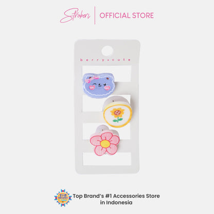 Stroberi Cuteness Overload Hair Clip Set