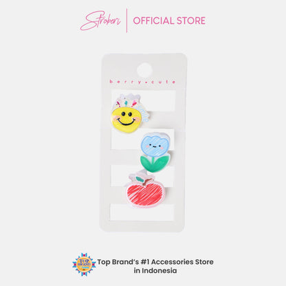 Stroberi Cuteness Overload Hair Clip Set