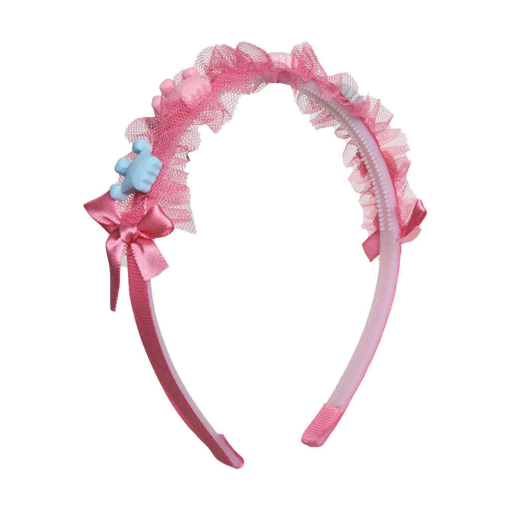 Stroberi Color Lace Headband