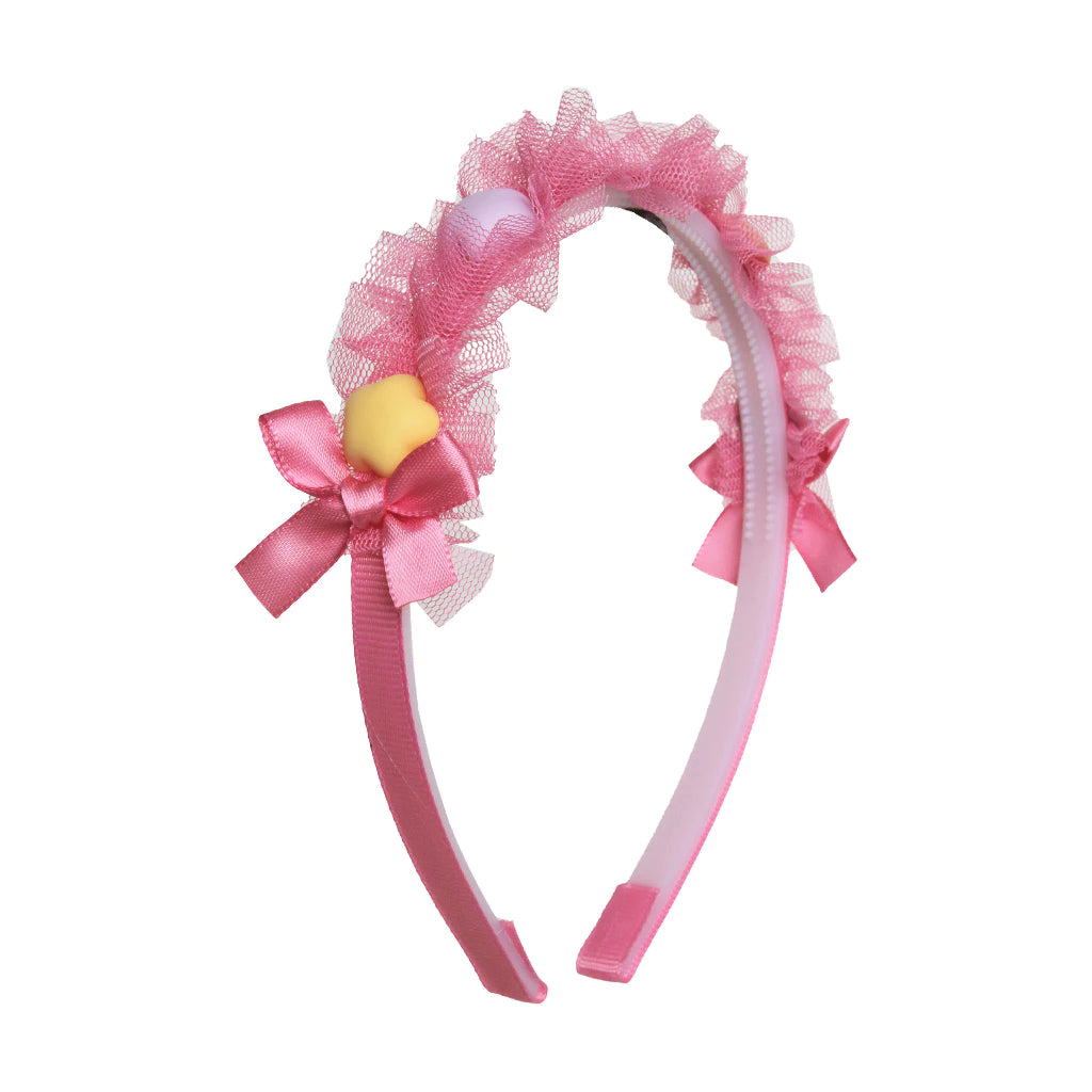 Stroberi Color Lace Headband