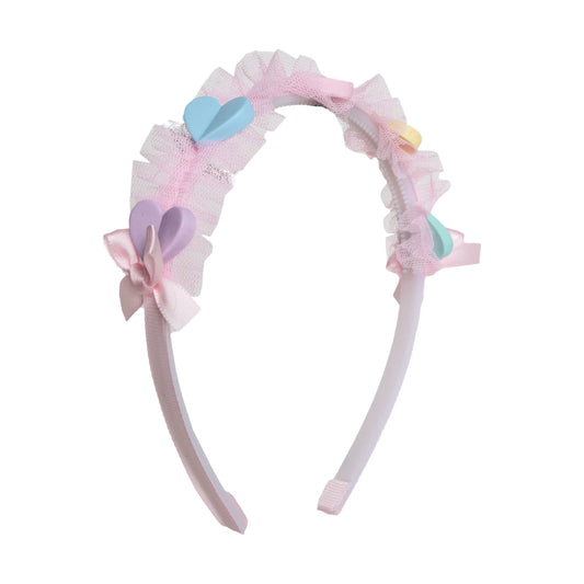 Stroberi Color Lace Headband