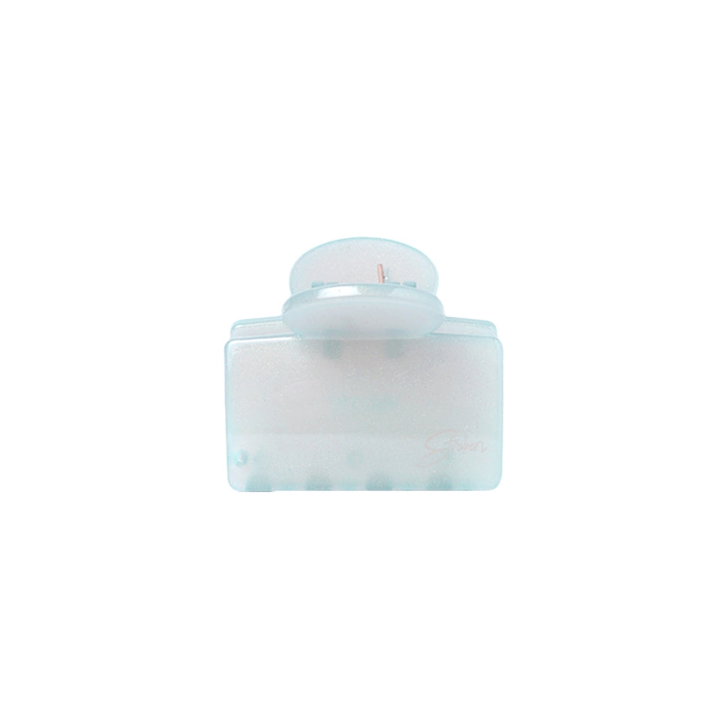 Stroberi Rectangle Glitter Hair Clip