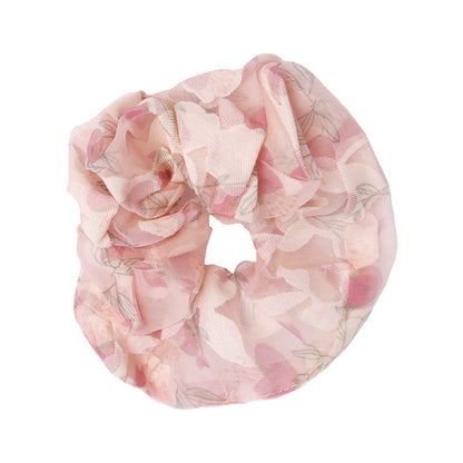 Stroberi Scrunchie Motif Flower Hair Tie