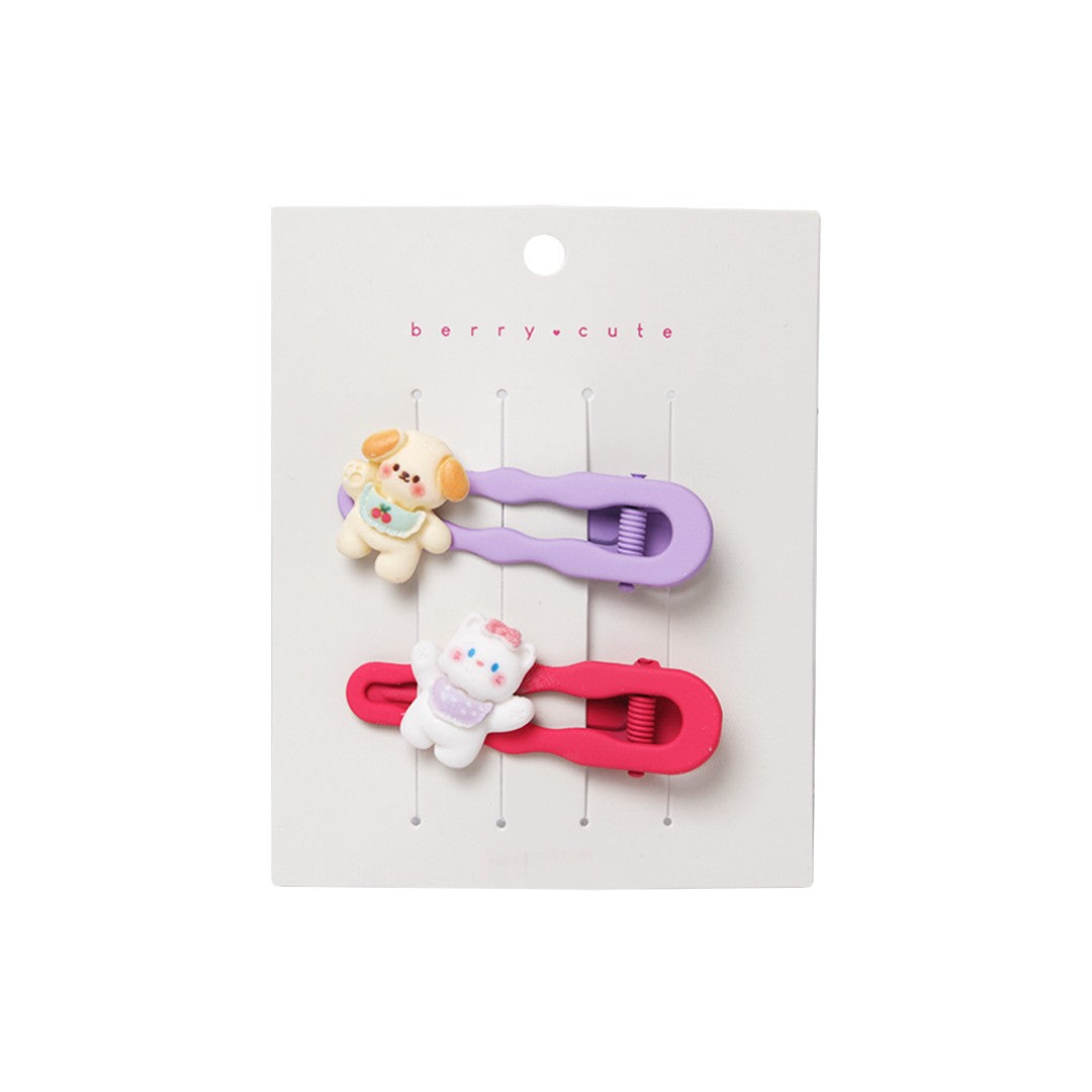 Stroberi Girl & Animal Hair Clip