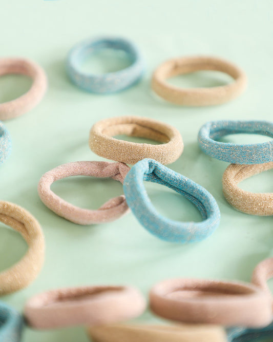 Stroberi Glitter Color Set Hair Ties
