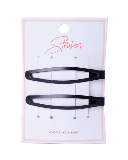 Stroberi Snap Clip - Black