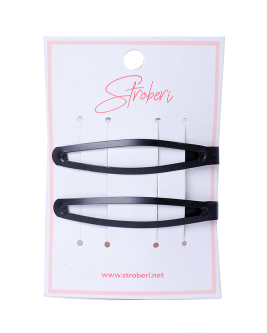 Stroberi Snap Clip - Black