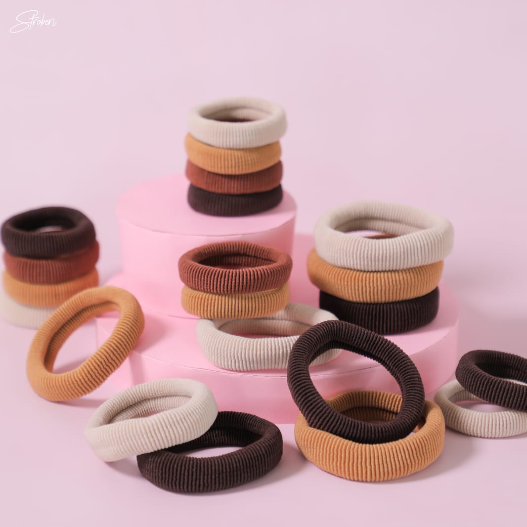 Stroberi Basic Color Set S Hair Ties