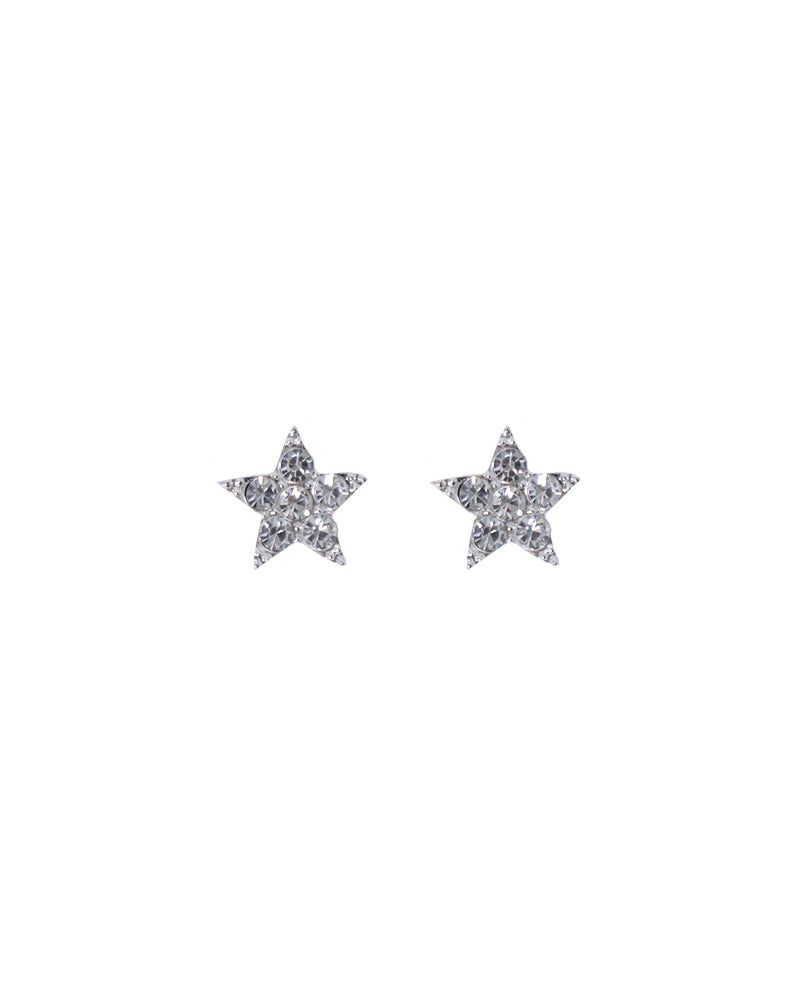 Stroberi Rhinestone Stud Earring- 1