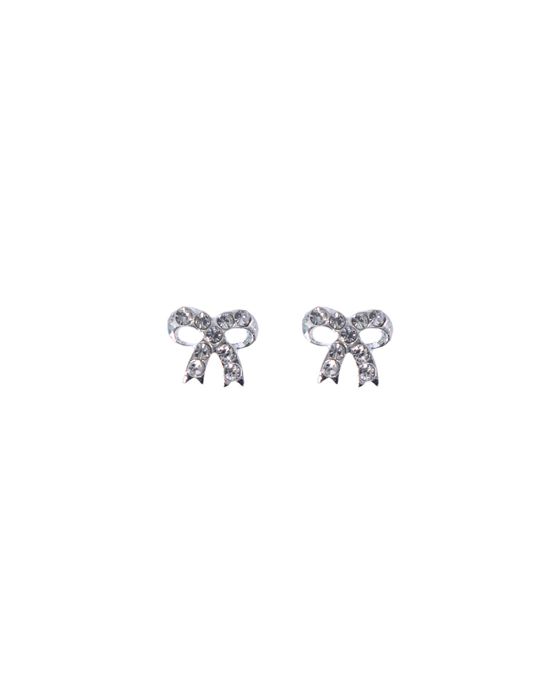 Stroberi Rhinestone Stud Earring- 1