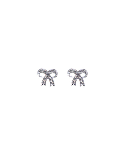 Stroberi Rhinestone Stud Earring- 1