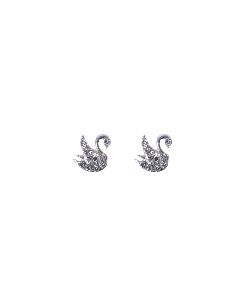 Stroberi Rhinestone Stud Earring- 1