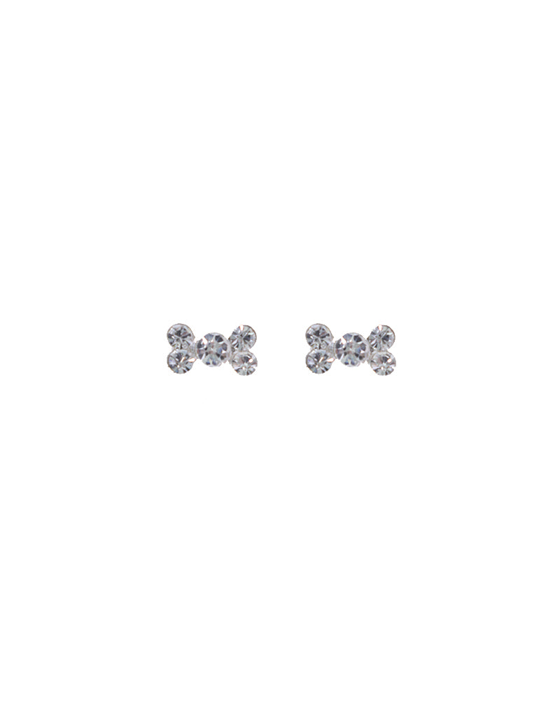 Stroberi Rhinestone Stud Earring- 1