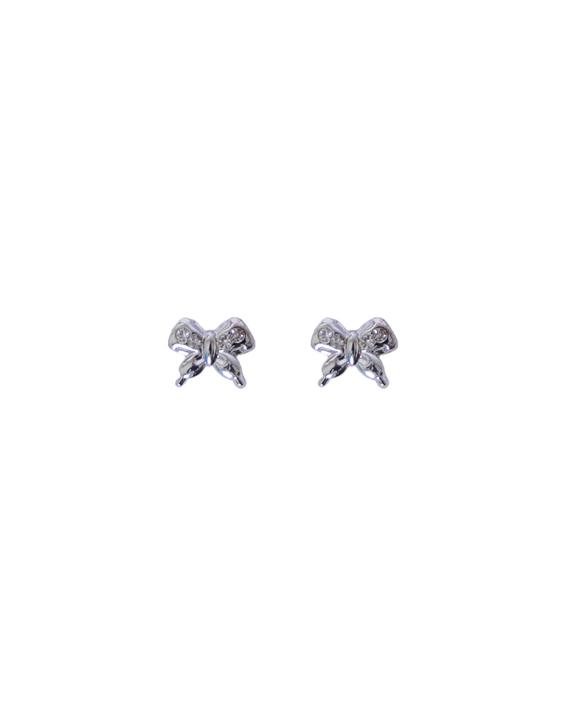Stroberi Rhinestone Stud Earring- 1