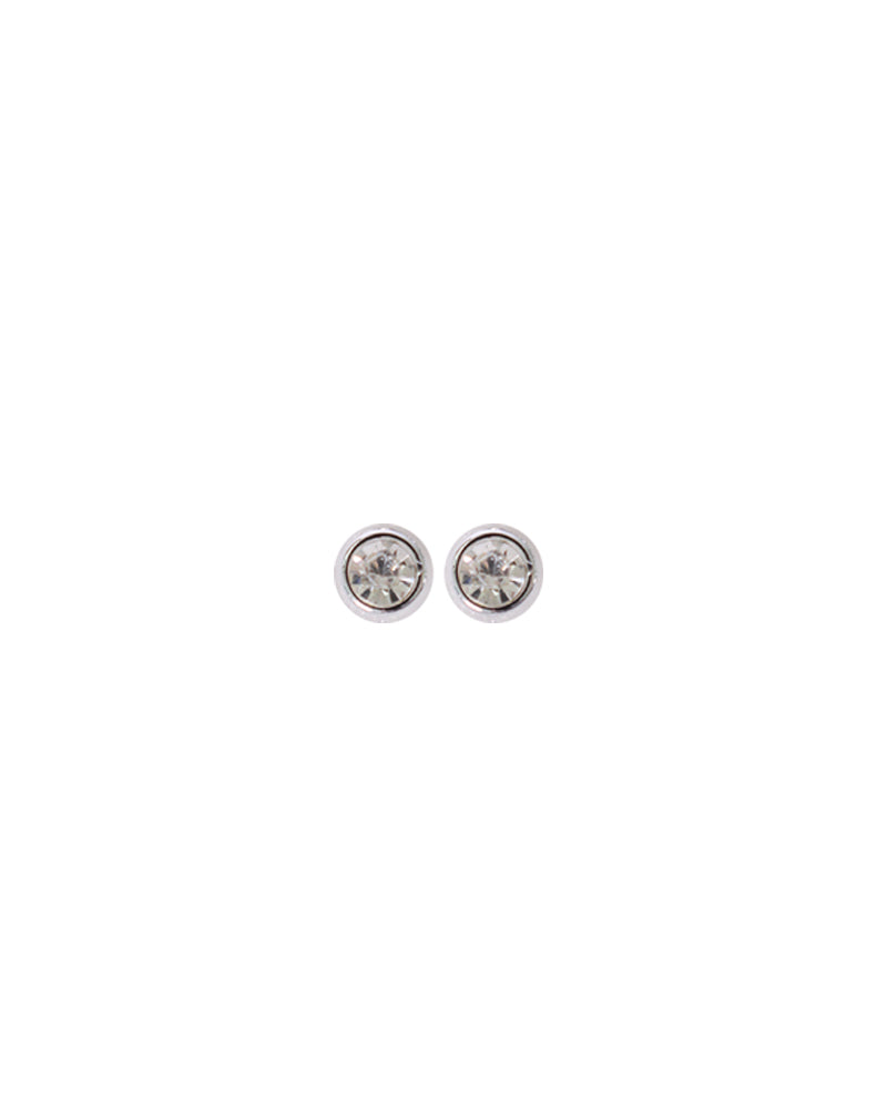 Stroberi Rhinestone Stud Earring- 2