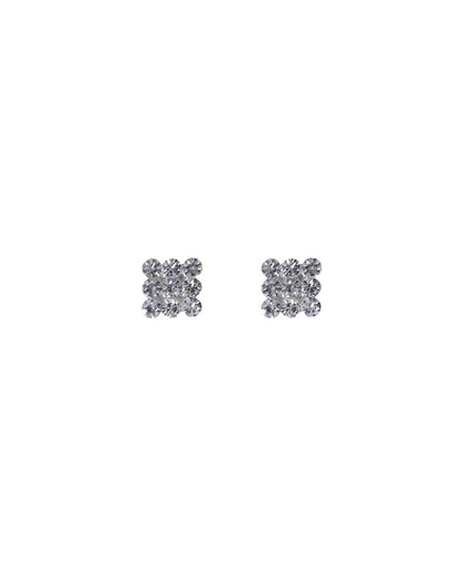 Stroberi Rhinestone Stud Earring- 2