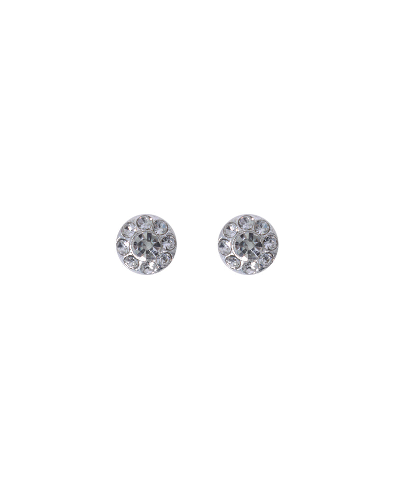 Stroberi Rhinestone Stud Earring- 2