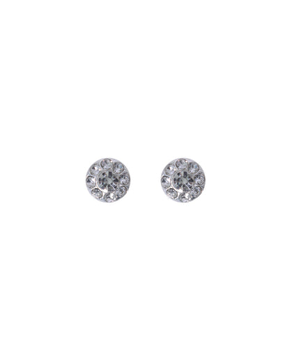 Stroberi Rhinestone Stud Earring- 2
