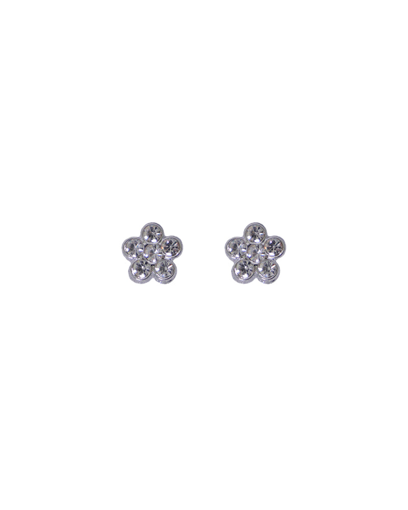 Stroberi Rhinestone Stud Earring- 2