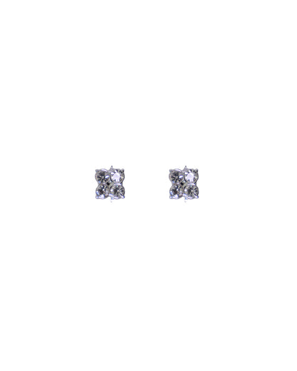 Stroberi Rhinestone Stud Earring- 2