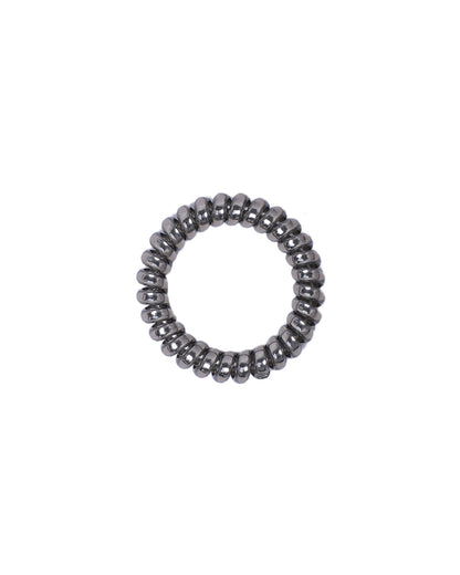Stroberi Metallic Cable Medium Hair Ties