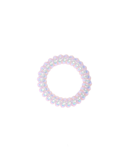 Stroberi Metallic Cable Medium Hair Ties