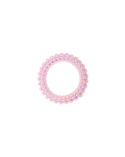 Stroberi Metallic Cable Medium Hair Ties